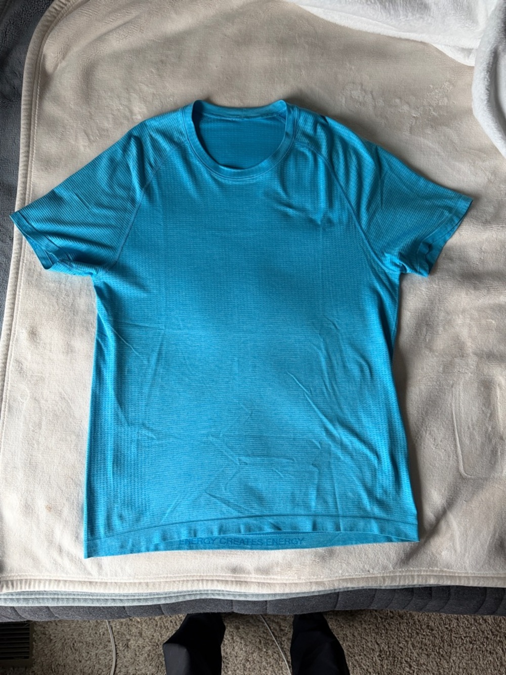Light Blue Lululemon Metal Vent Tech T-Shirt - Medium